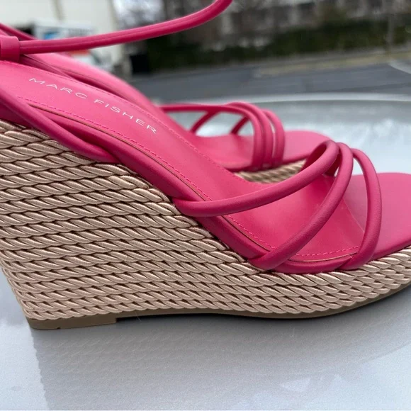 Brand New Wedges By MARC FISHER- Size 6 M - Wedge Height 4 Inches - box 6 - Picture 1 of 6